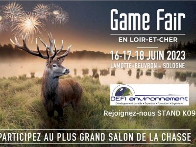 Retrouvez-nous au Gamefair du 16 au 18 Juin 2023 à Lamotte Beuvron